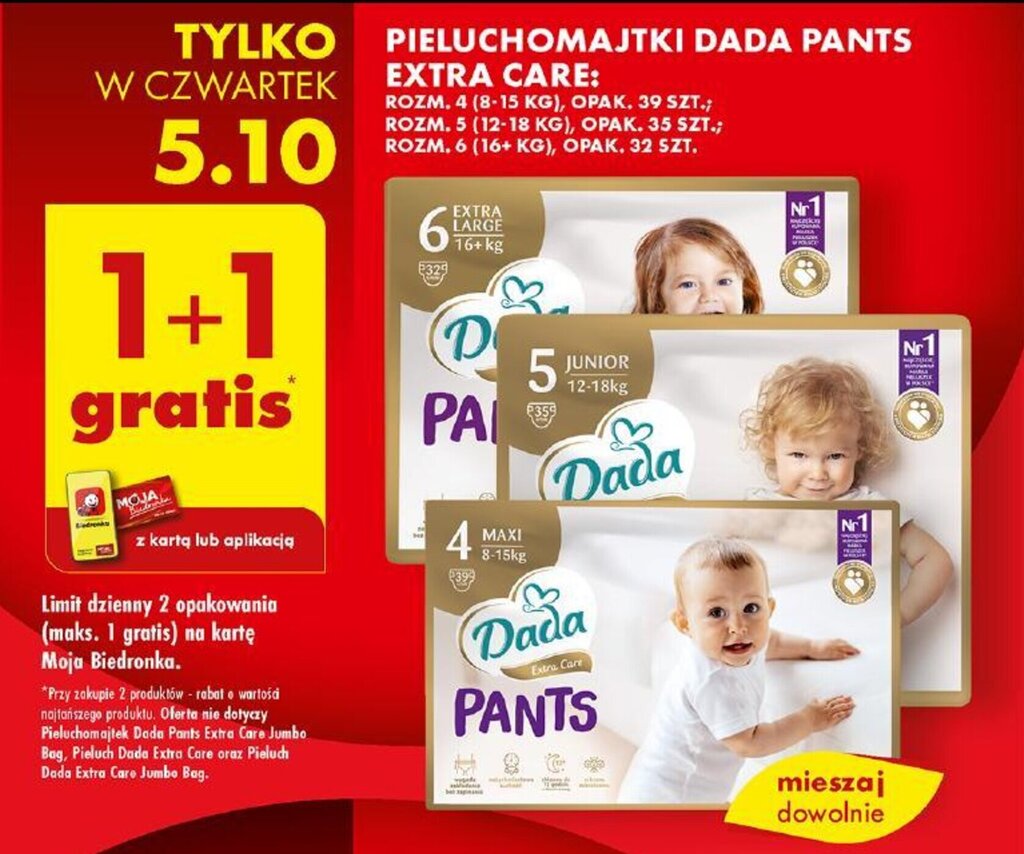 pampers baby dry 43szt