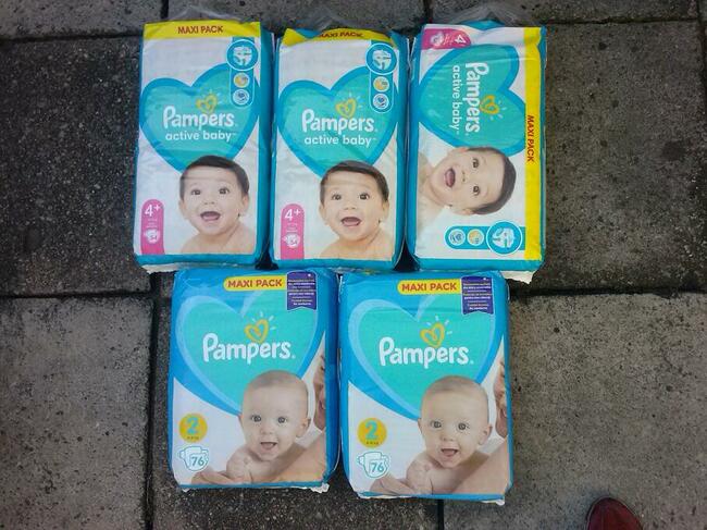 tesco pampers actibe baby 4