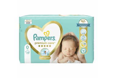 pampers premium care 1 barwiące na niebiesko