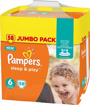 pieluchy pamper giant pack 5