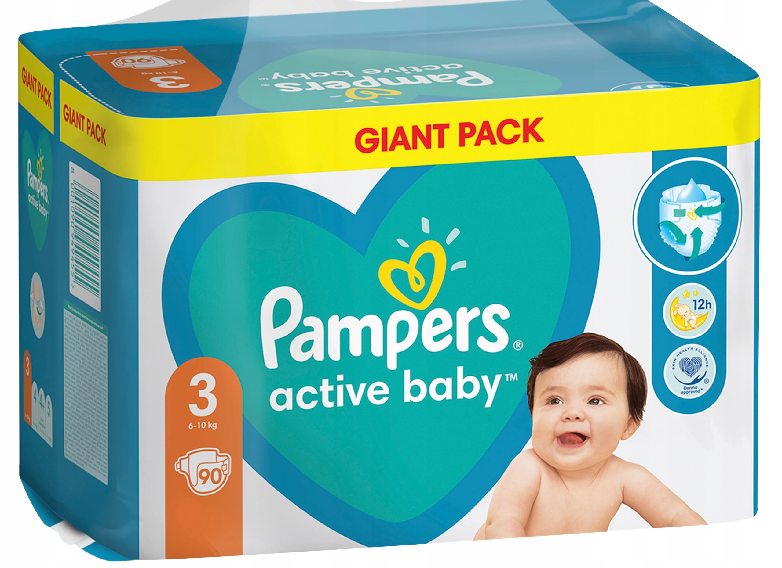 pampers 2 new baby dry 144 sztuki