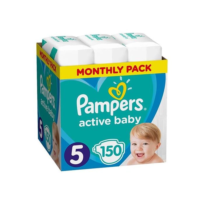 pieluchy pampers active baby 6 mb plus extra large 124sztuki