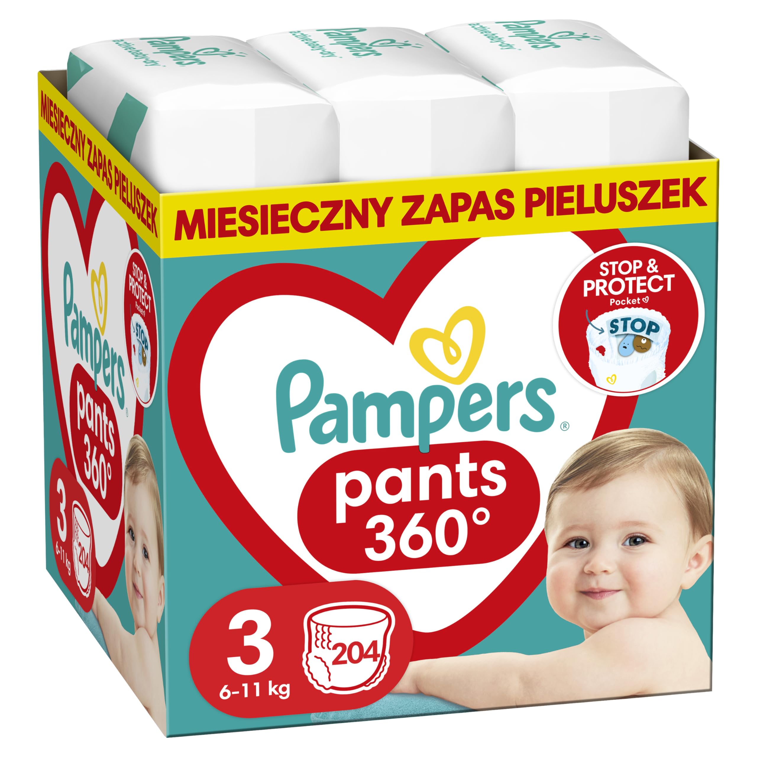 allegro pampers 132 szt