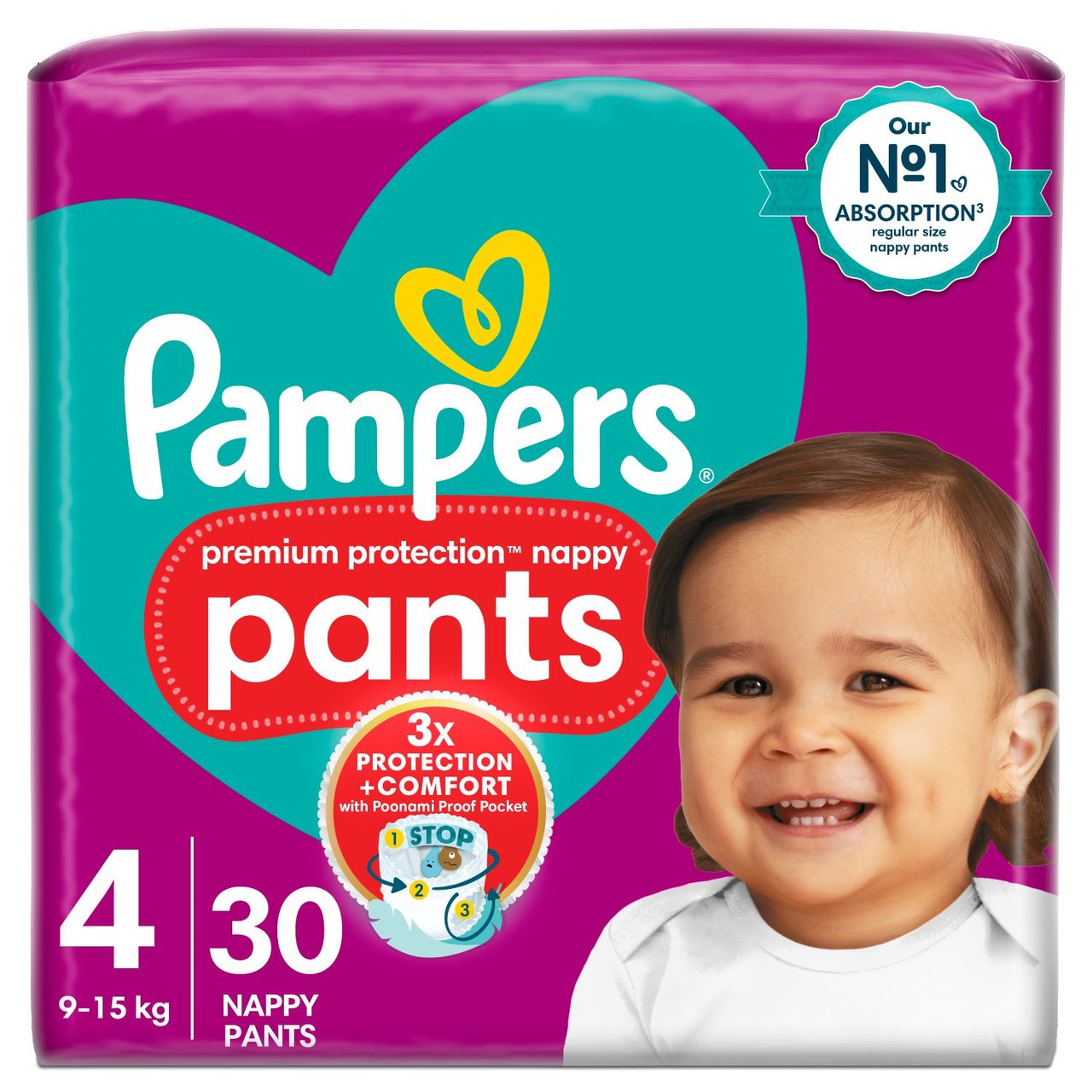 pampers pants tasma z przodu