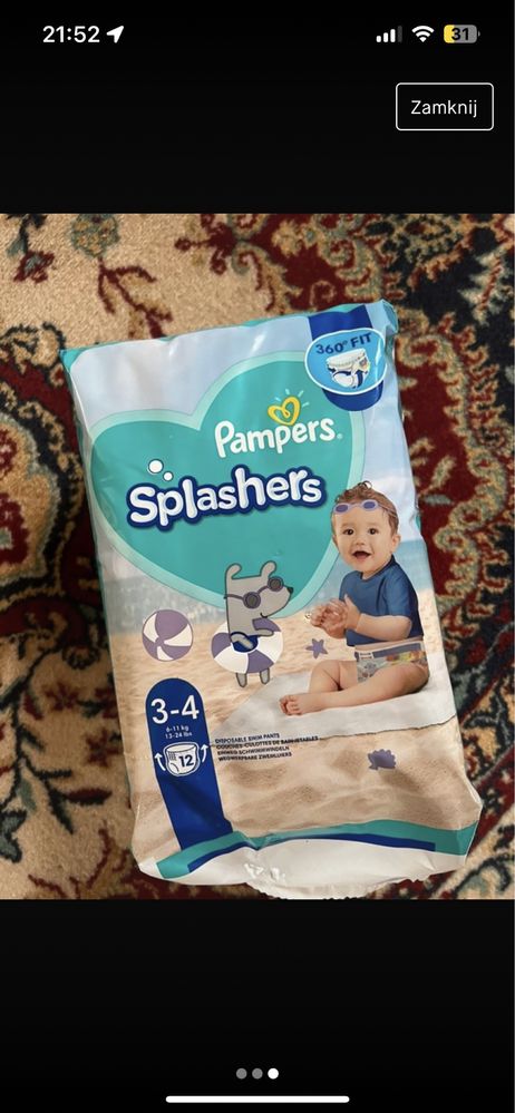 pampers i leginsy