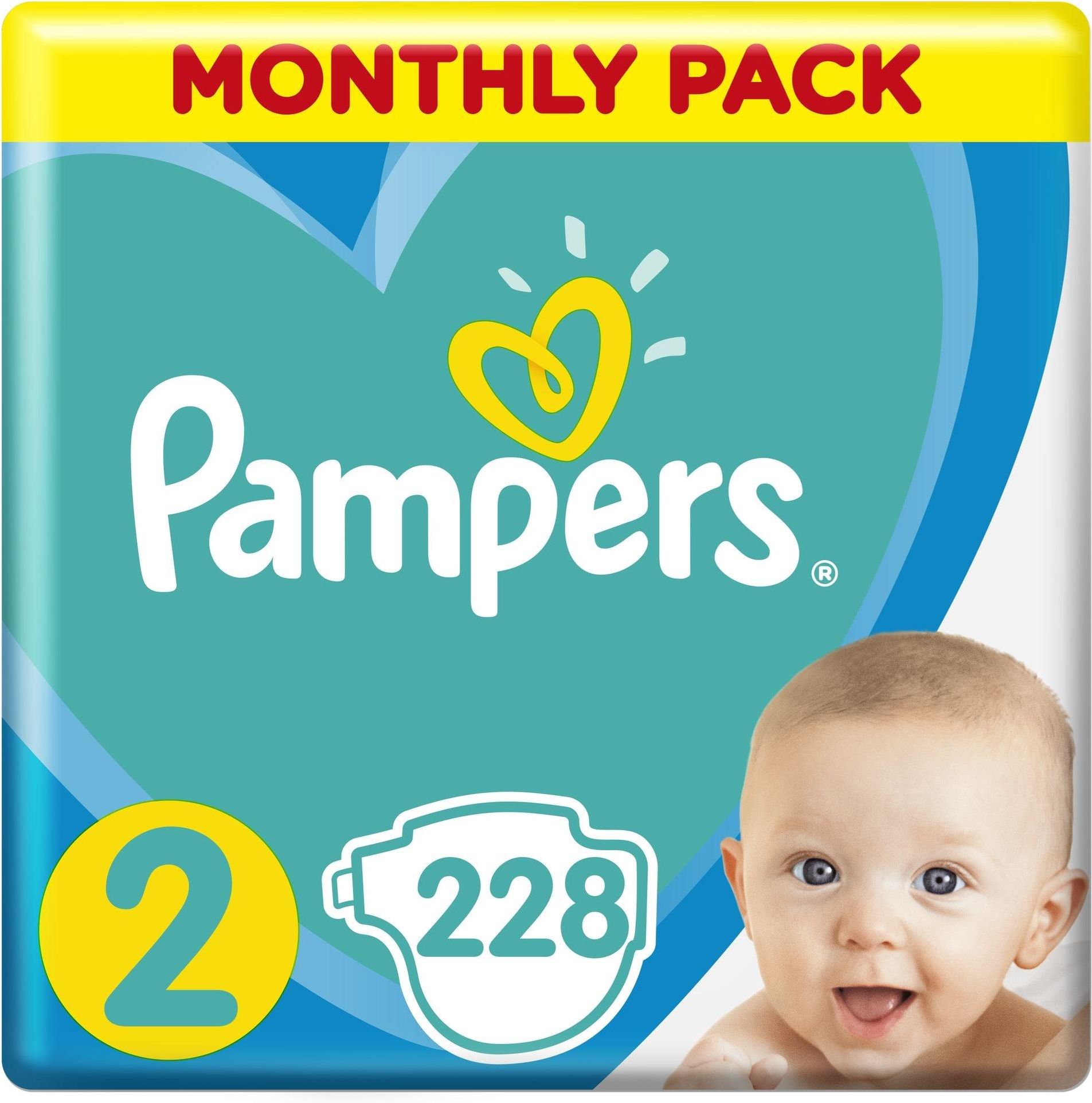 pampers jumbo pack size 2