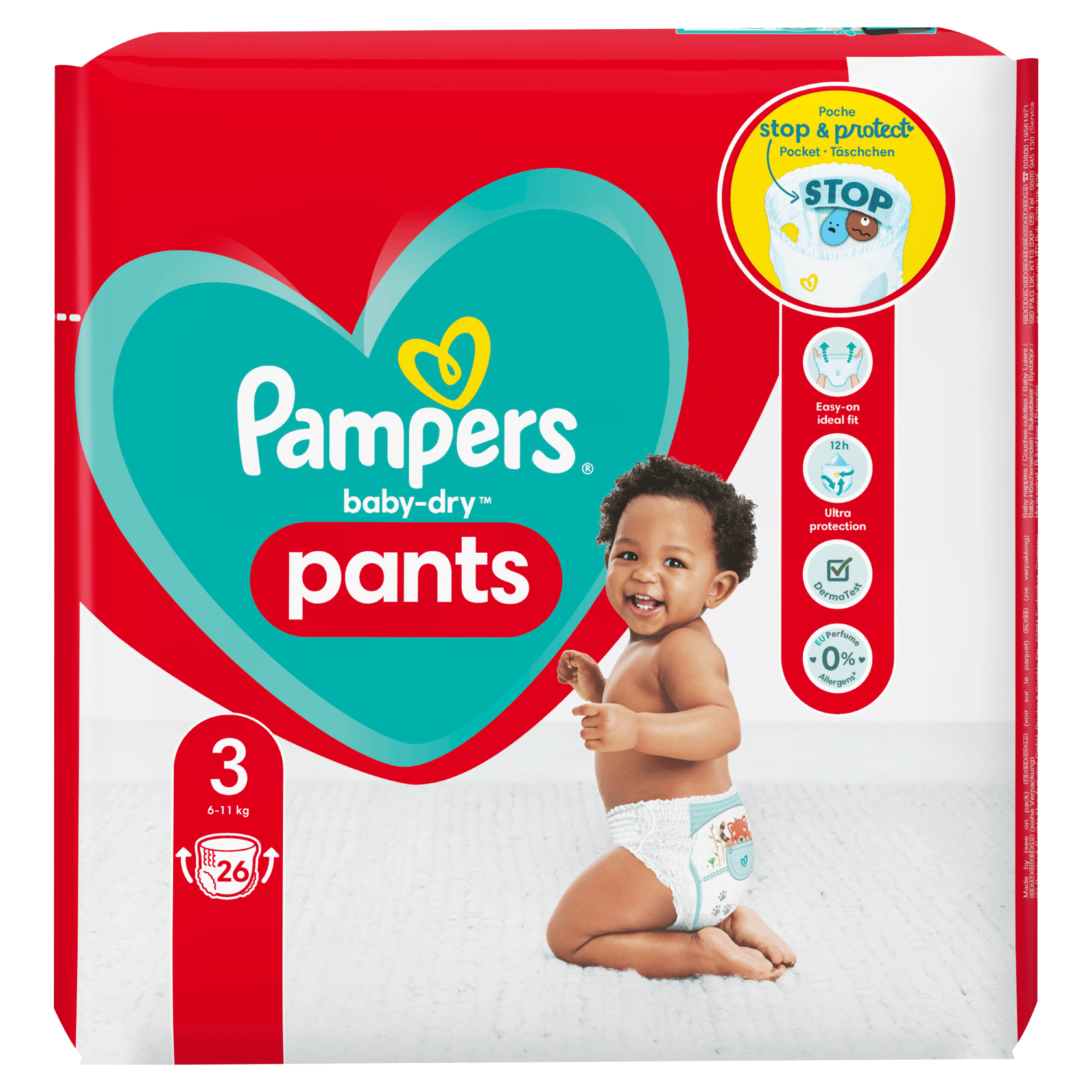 pampers active baby 4 132 szt