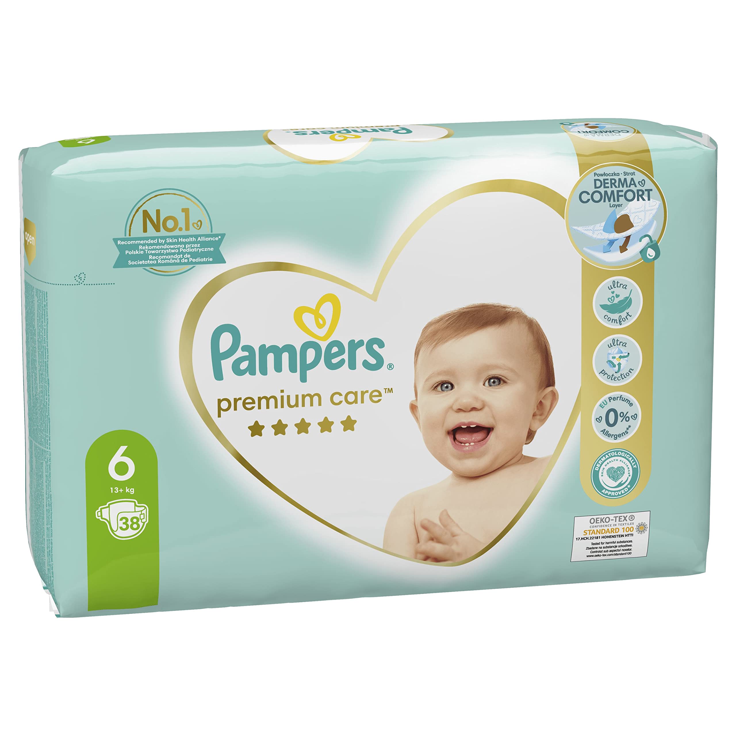 pudelko pampers pampersy