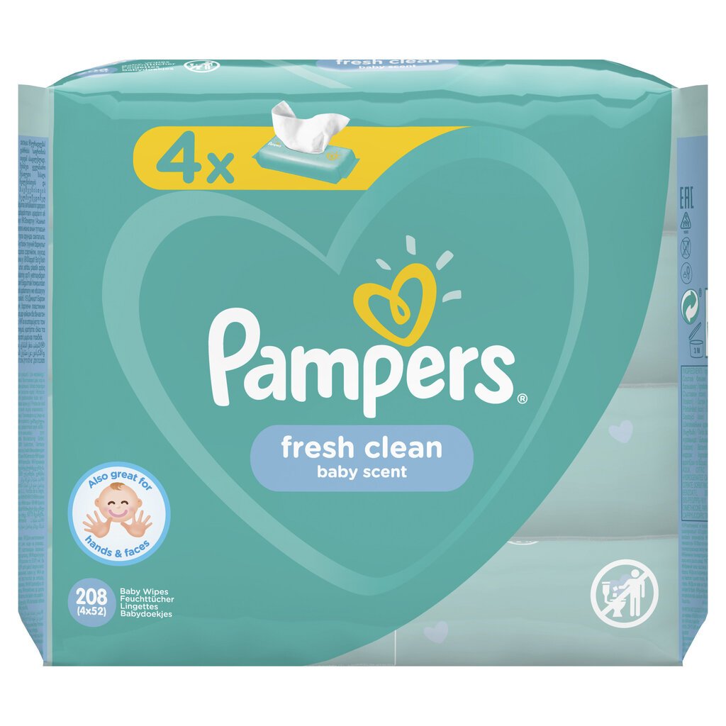 pampers chusteczki nawilżane fresh clean