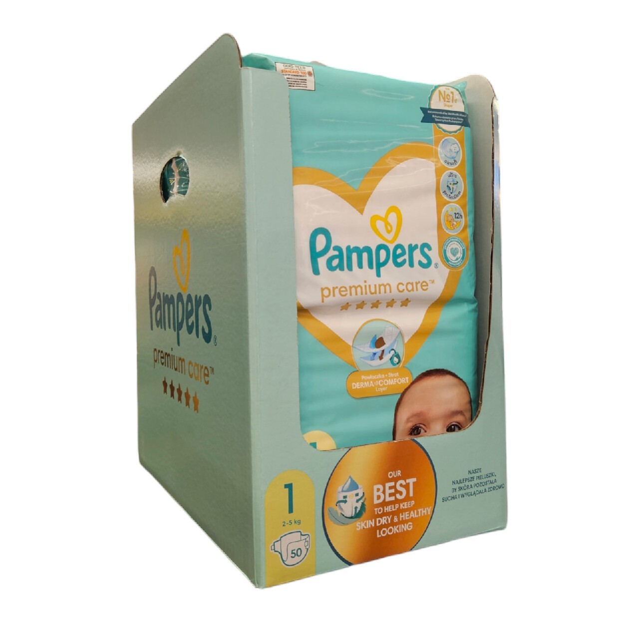 pampers 2-5 kg cena 43 szt