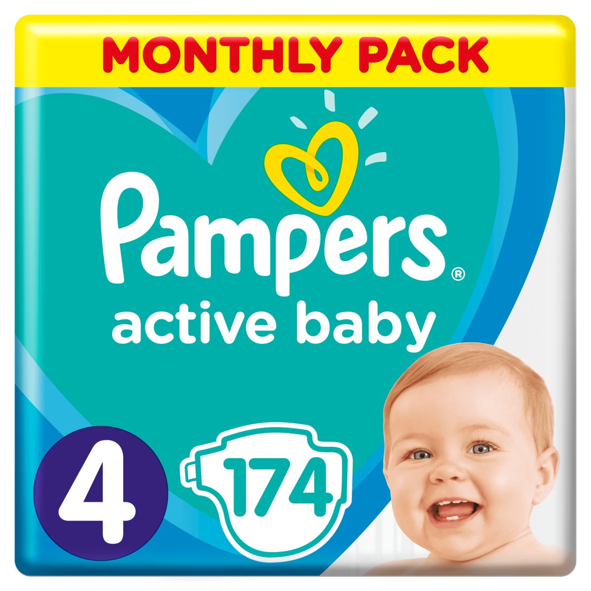 cena pampers active baby-dry 4