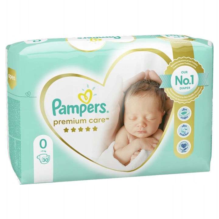 pampers opakowanie kiedys