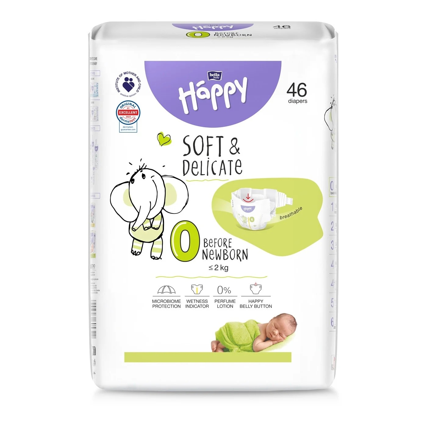 Japońskie pieluszki Moony Natural S 4-8kg