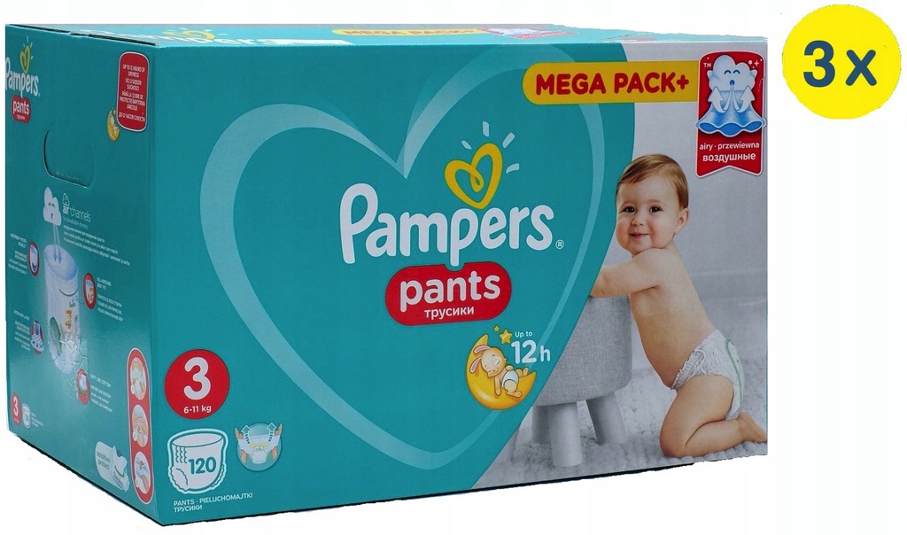 pampers pomaranczowe 4