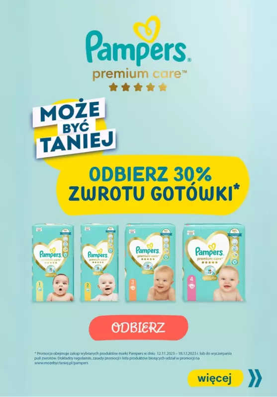 pampers pieluchy dla dzieci