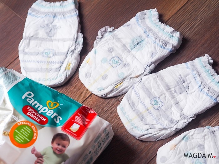 podkłady pampers