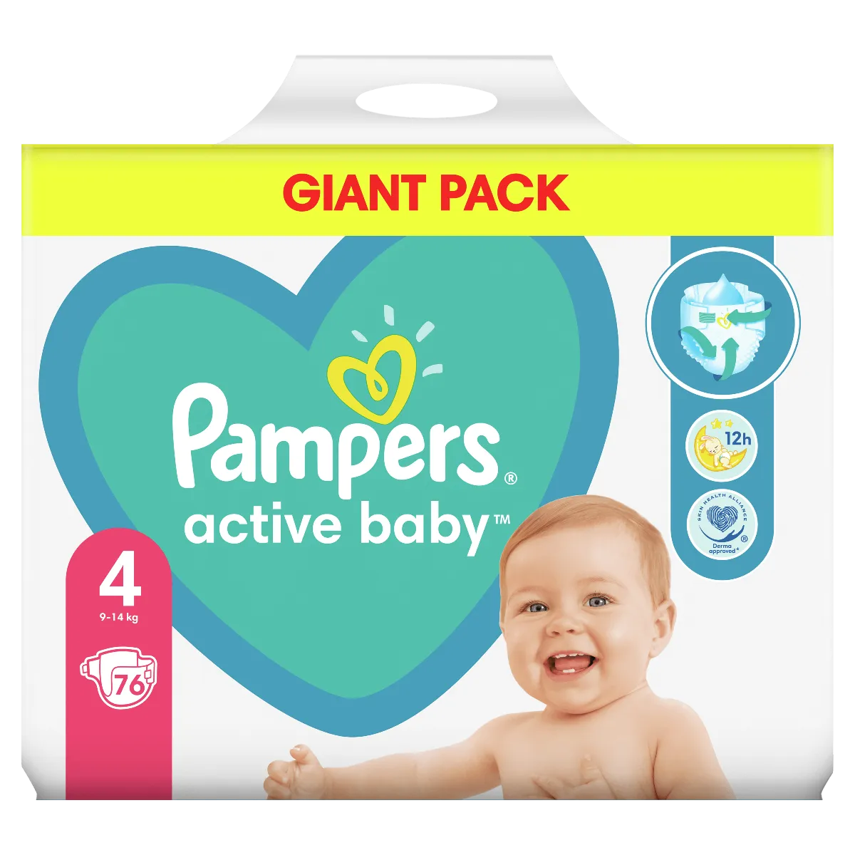 pampers pieluchomajtki duże