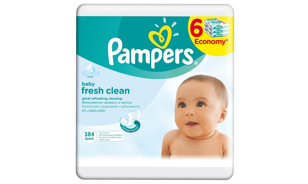 pampers sensitive chusteczki zapach