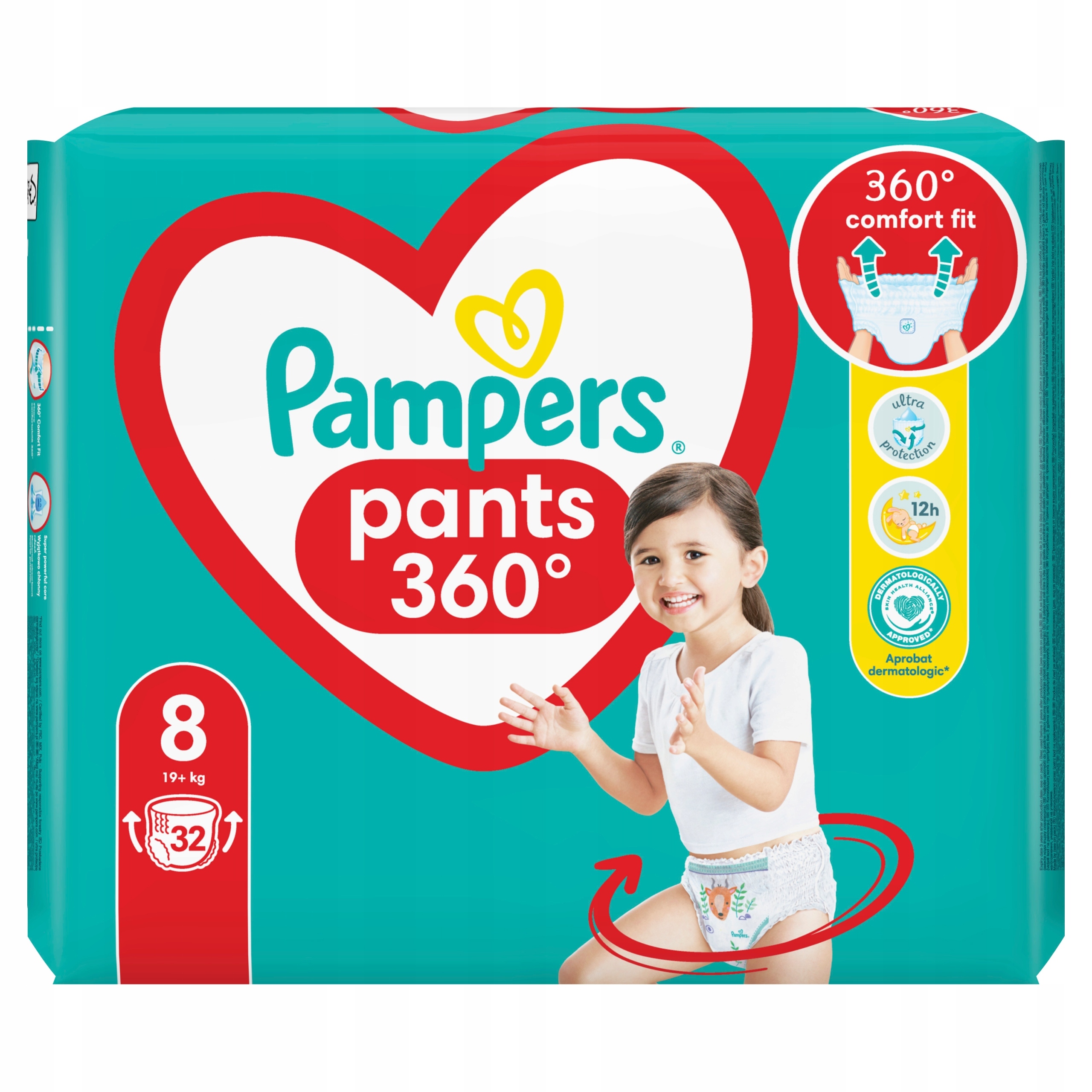 pampers niemieckie dla dziewczynek