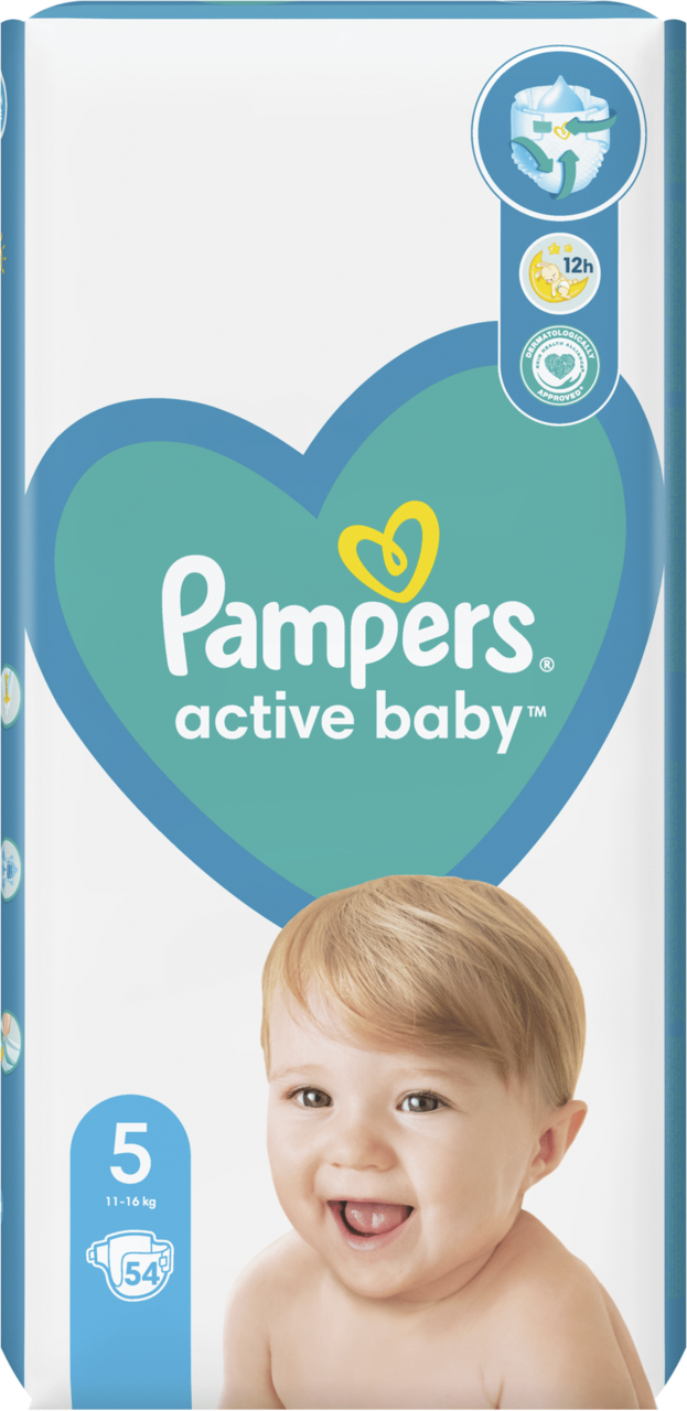 pampers mokry z zewnątrz