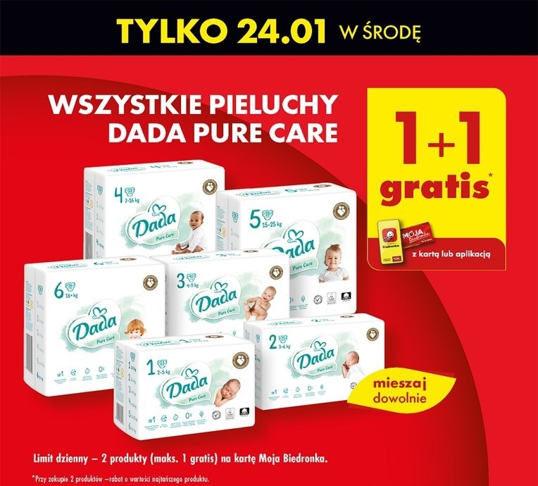 biedronka pieluchy pampers 4