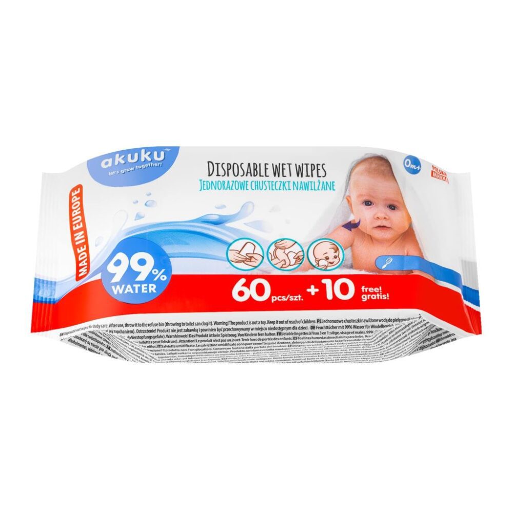 czteropak chusteczek pampers