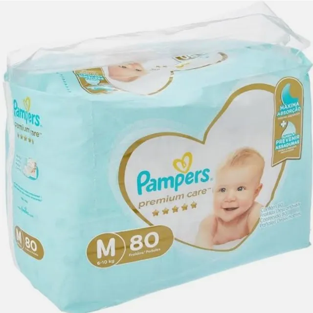 pampers białe