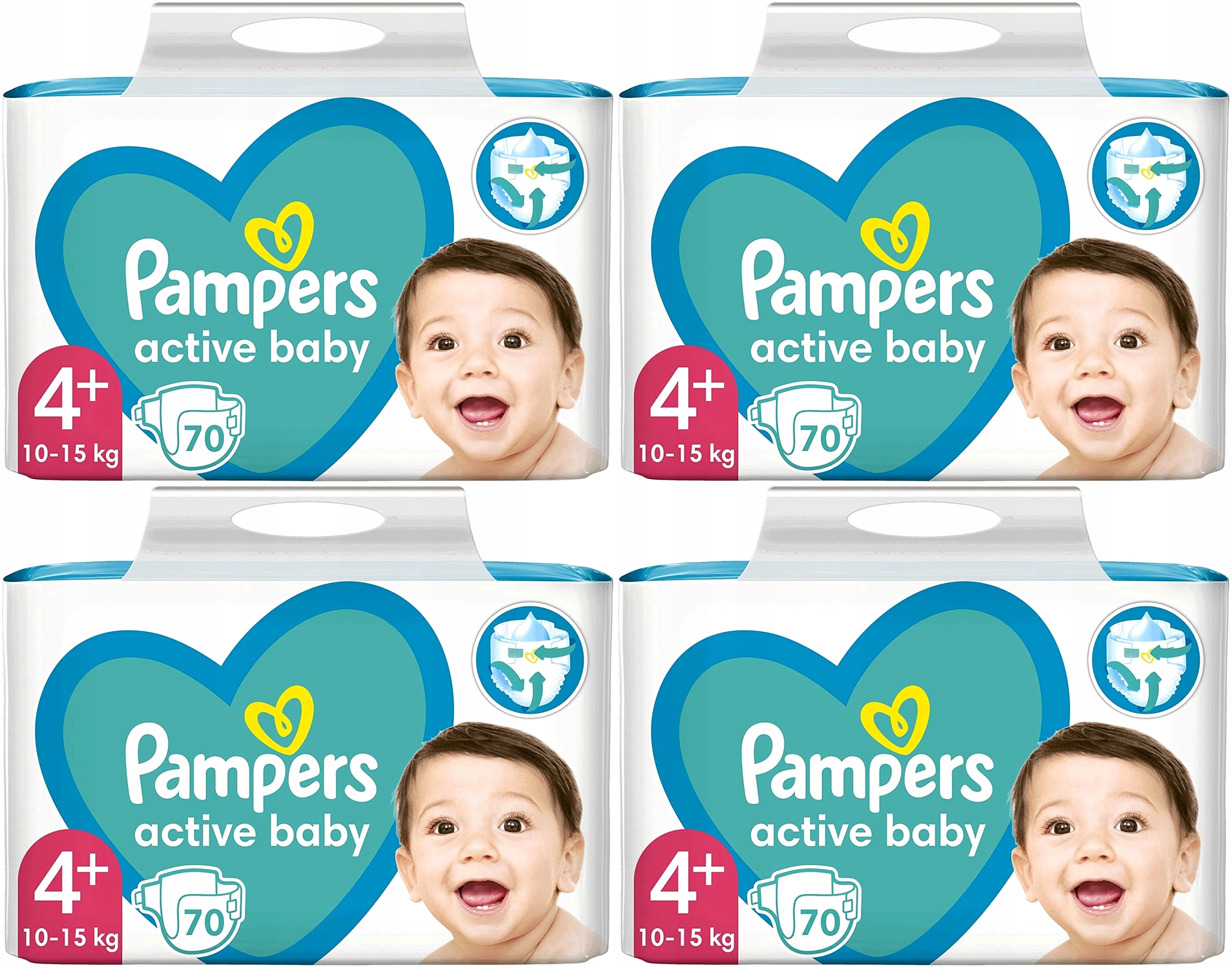 pampers 4 58 sztuk