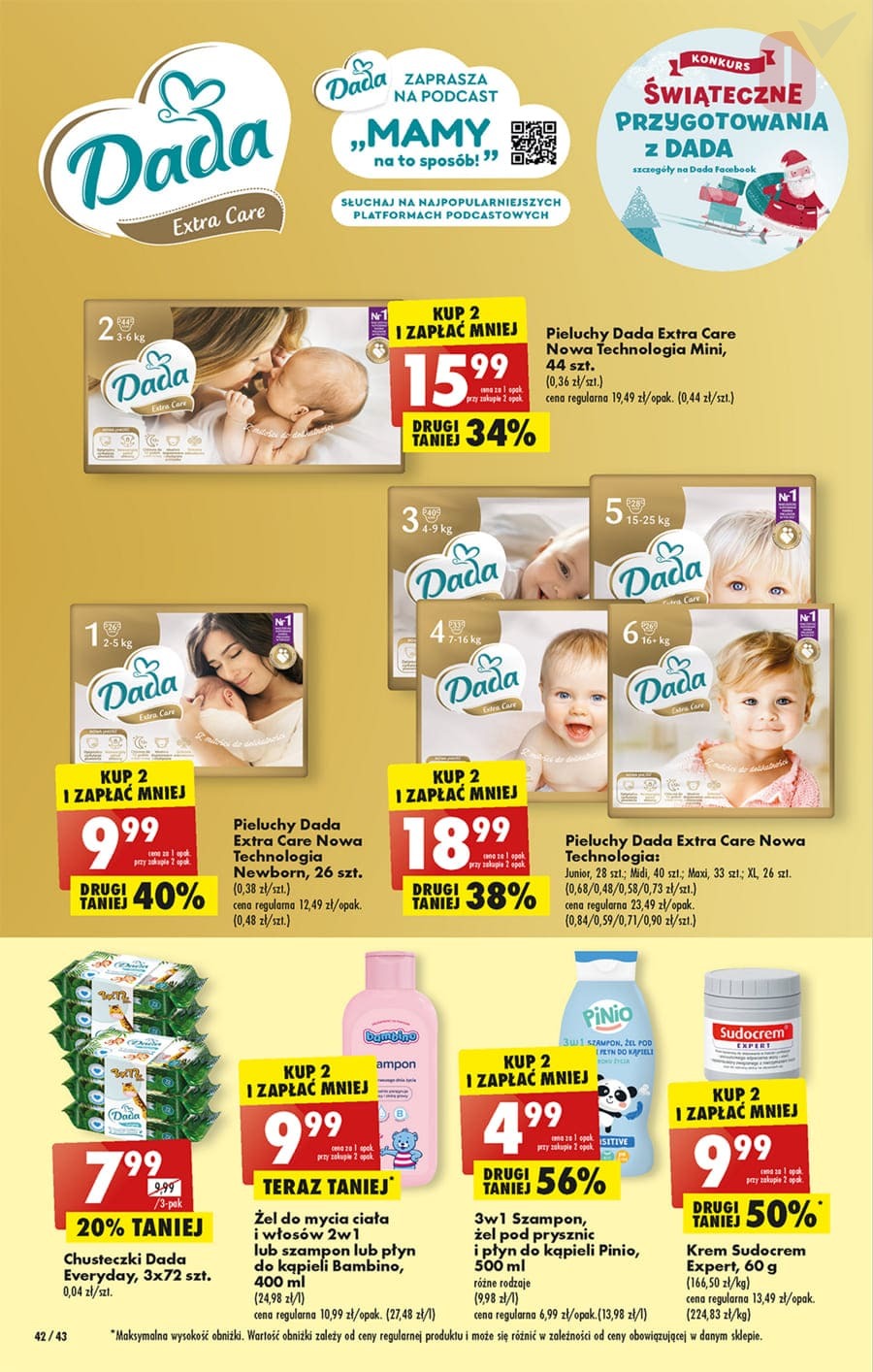 pampersy pampers 4 300sztuk