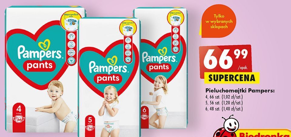 tanie chusteczki pampers radom auchan