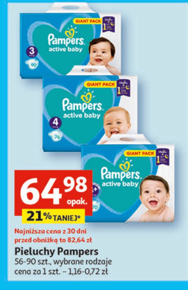 pampers active dry