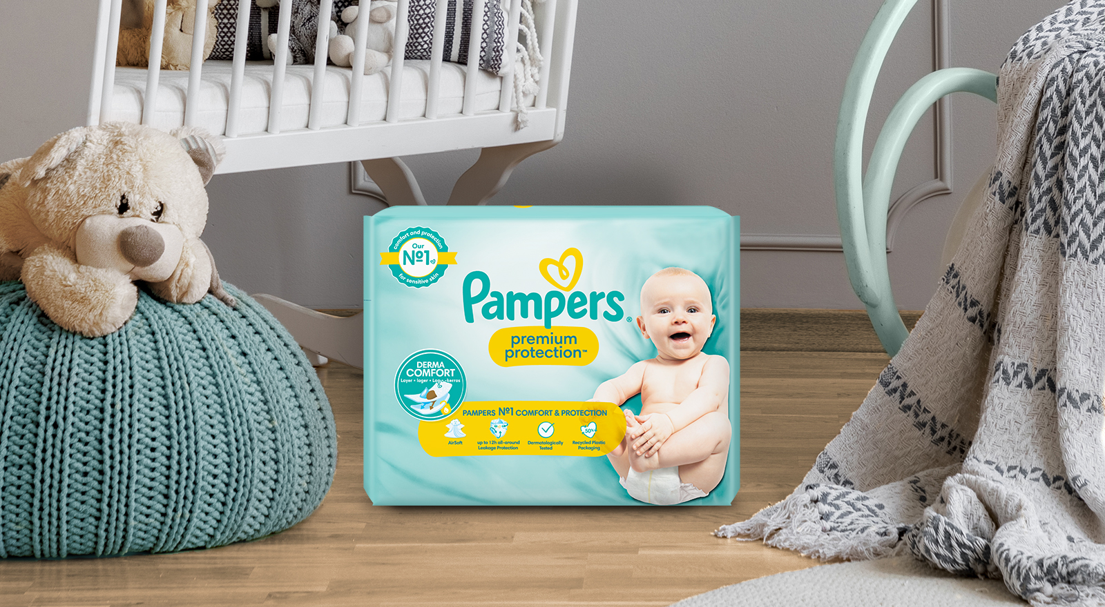 pampers 104 sztuki