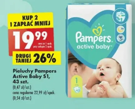 pieluchy pampers tanie