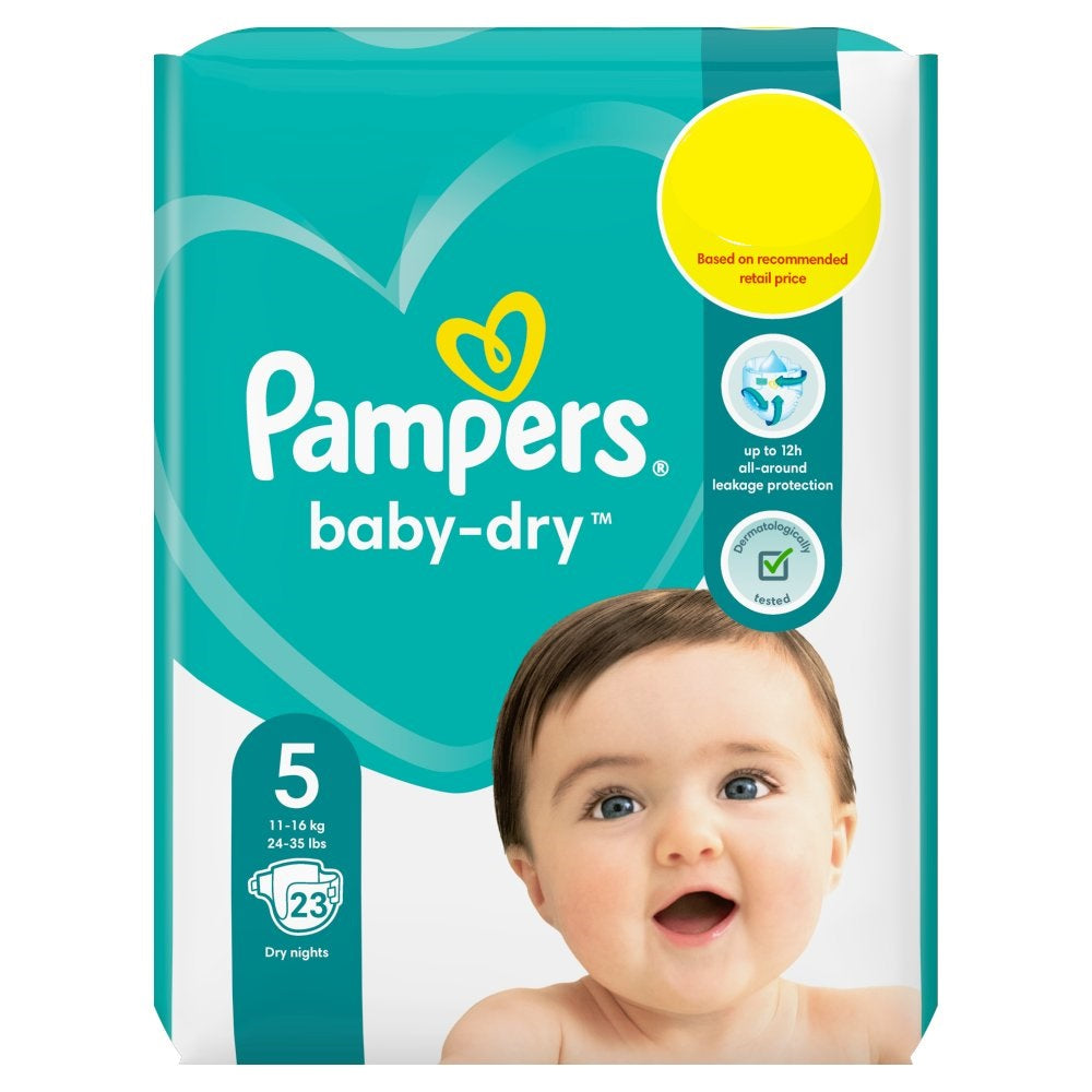 pieluchy pampers z biedronki