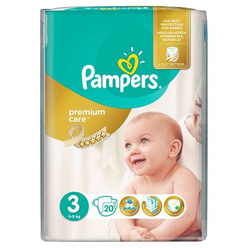 pampers premium care 3 waga