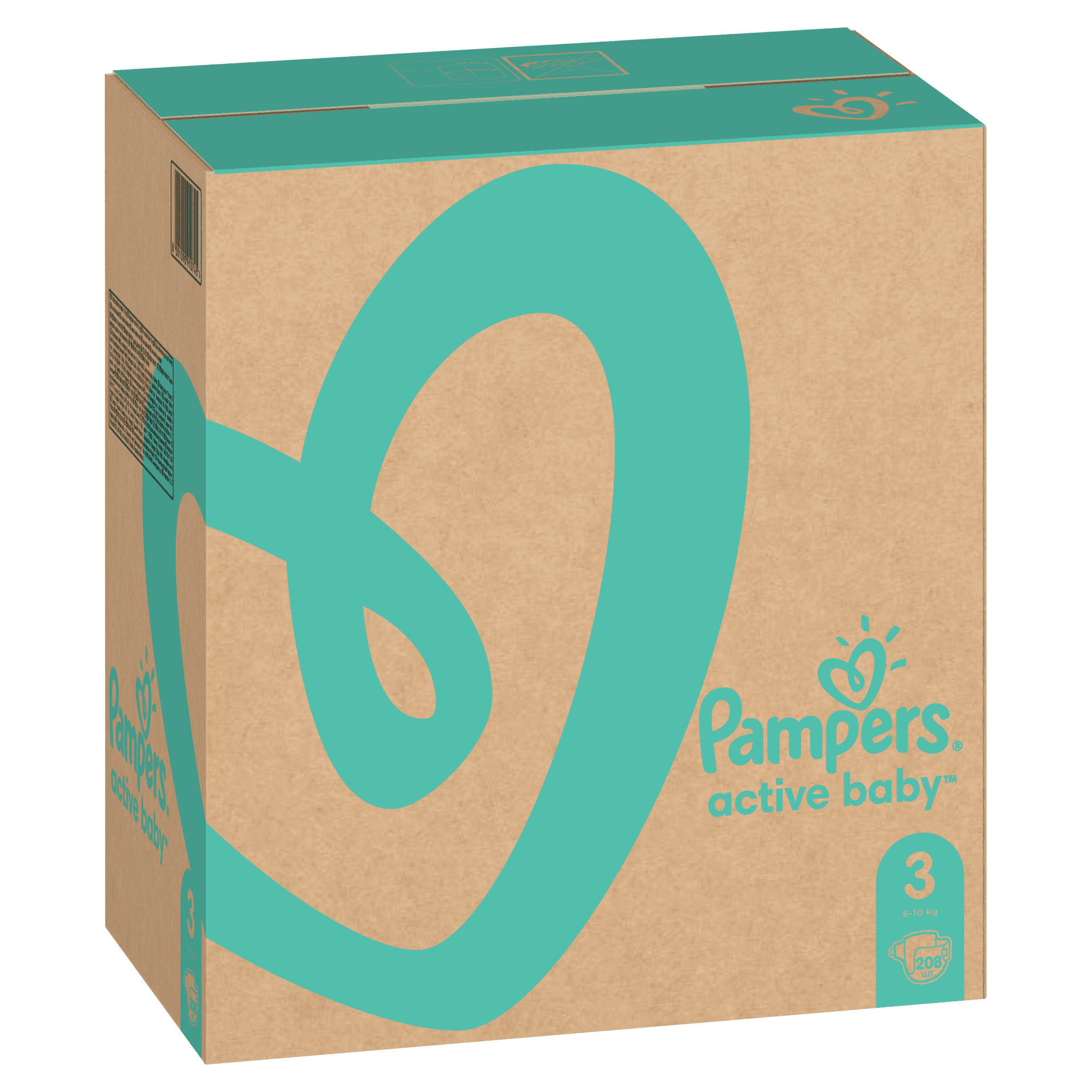 pampers premium care 3 edge 204 szt