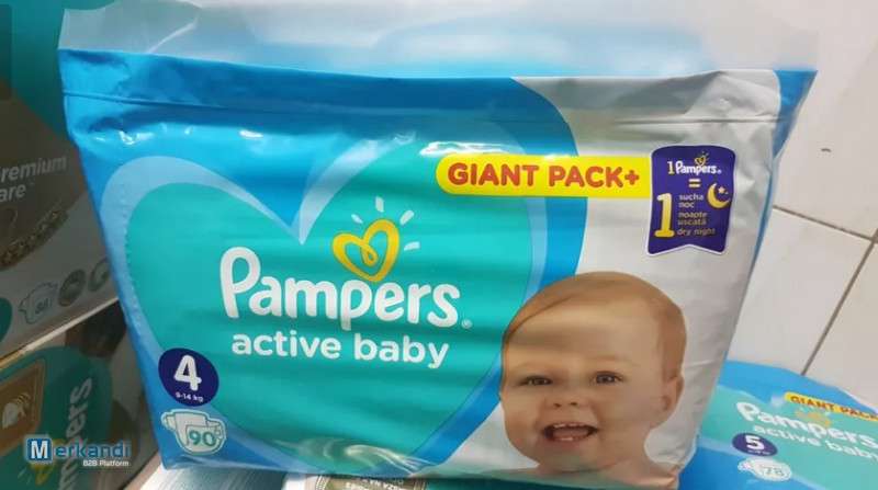 pampers guziki klipsy