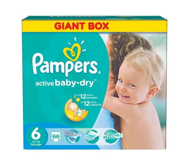 pieluchy pampers active baby mega b