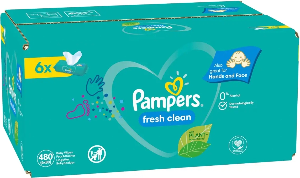 paczka pieluchy pampers care 4 160 szt