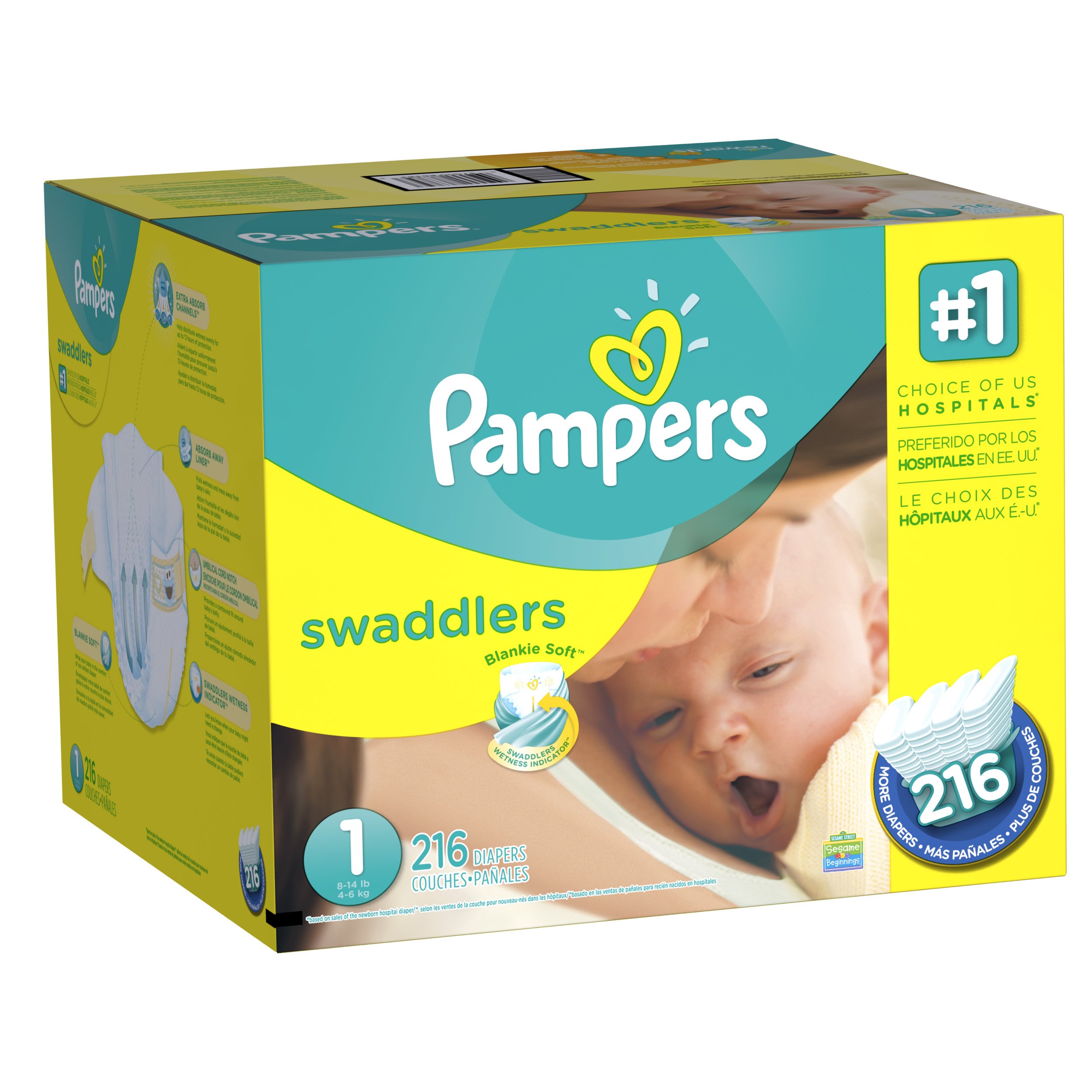 pieluchy pampers 240 sztuk allegro