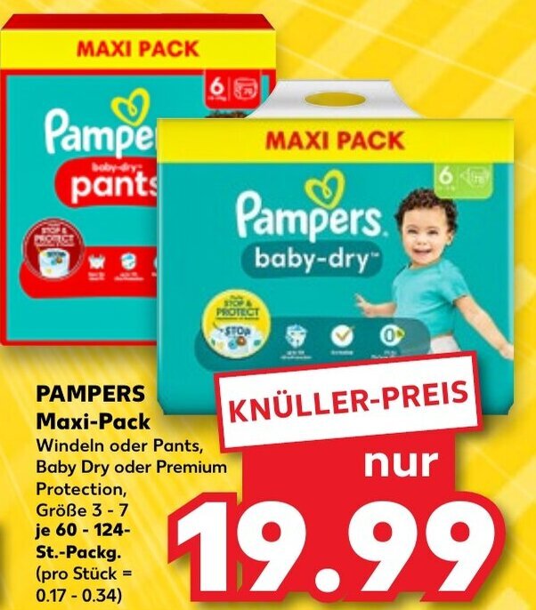 promocja pieluch pampers 4