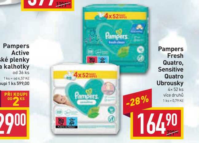 pieluszki pampers zero