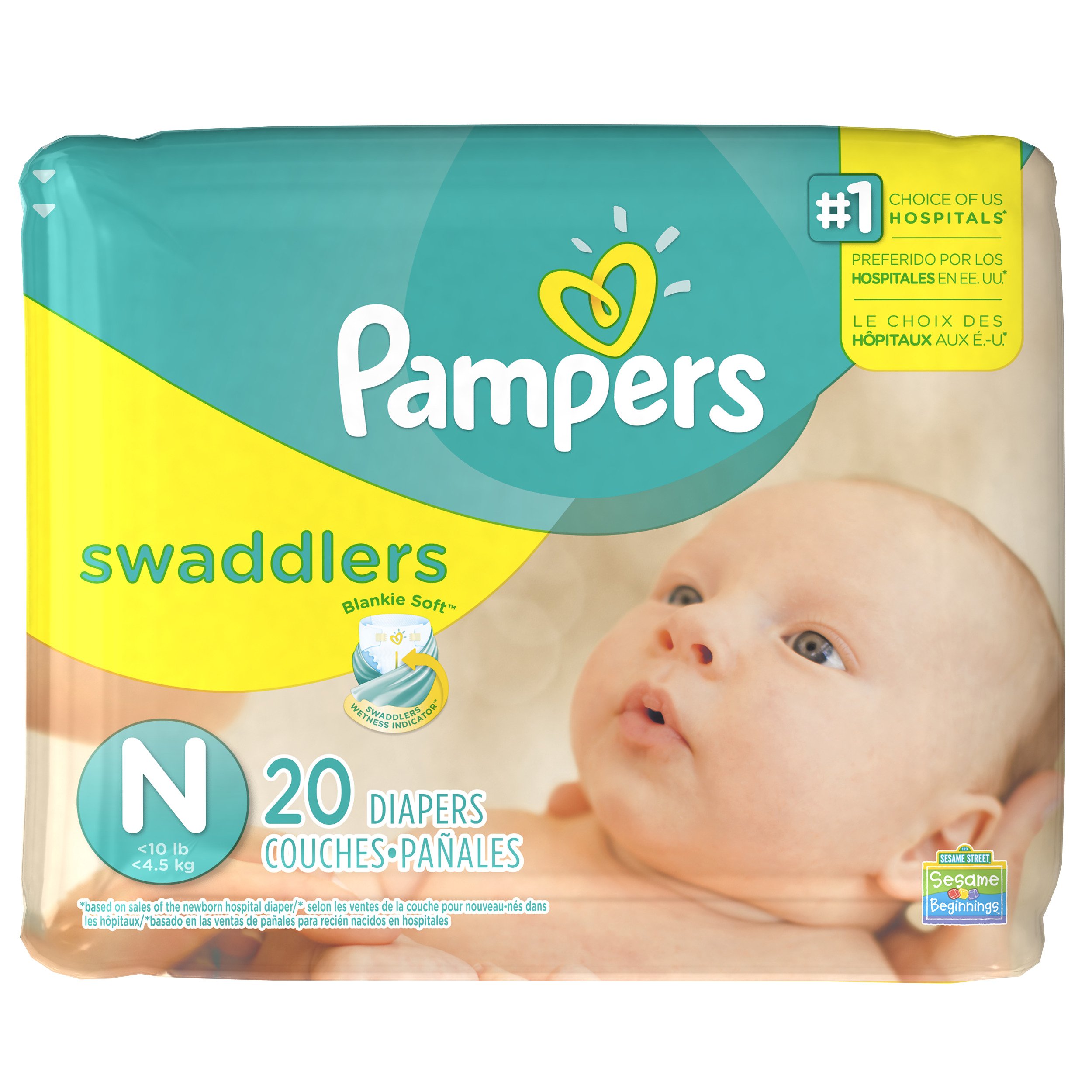 zestaw pampers 1 2