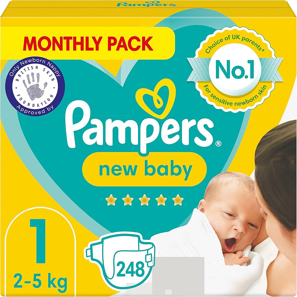 przedziały wagowe pieluch pampers