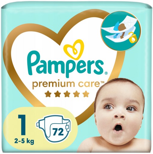 pampers premium care 1 newborn 2-5 kg 88 unidades