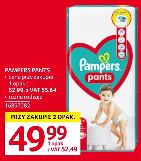 pieluszki pampers okazja