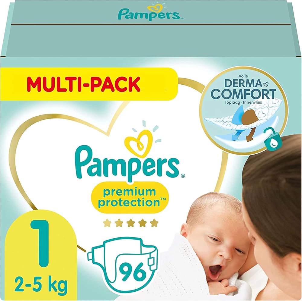 pieluchy pampers premium care 1 newborn 22szt