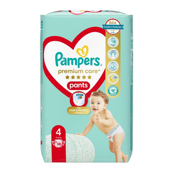 pampers pants 4 52szt