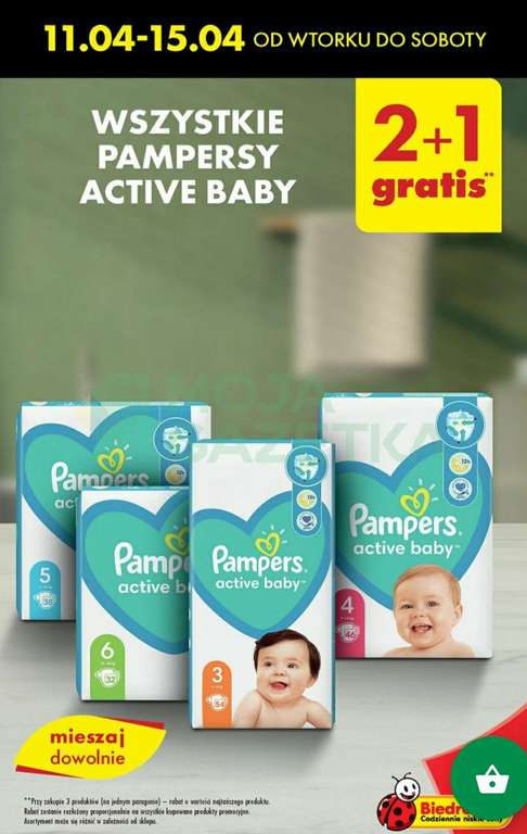 pampers 3 duze opakowanie