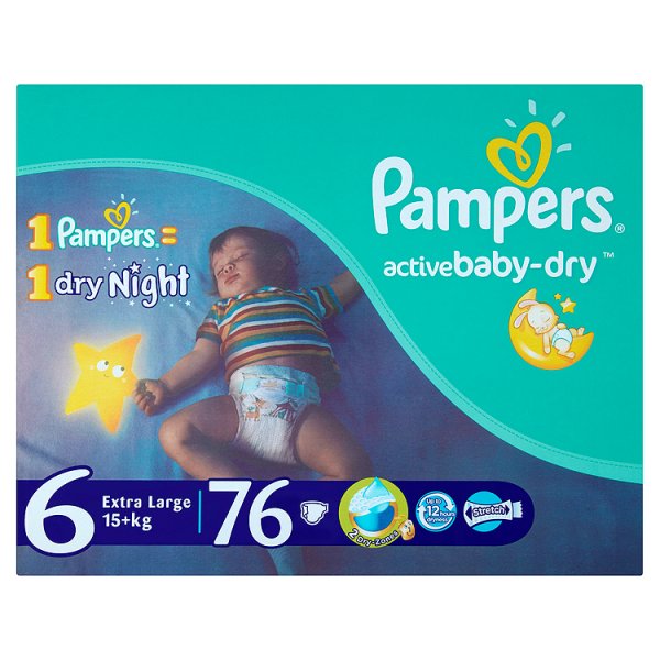 pampers chusteczki nawilżane dla niemowląt 4 x 52 szt